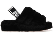 Ugg Fluff Yeah Slide Black Womens