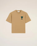 Beige Cotton Ami De Coeur T-Shirt T-Shirt Ami de Coeur in a heavy cotton jersey