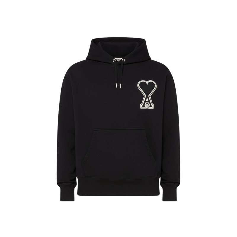 Ami de Coeur Cotton Hoodie (Black)