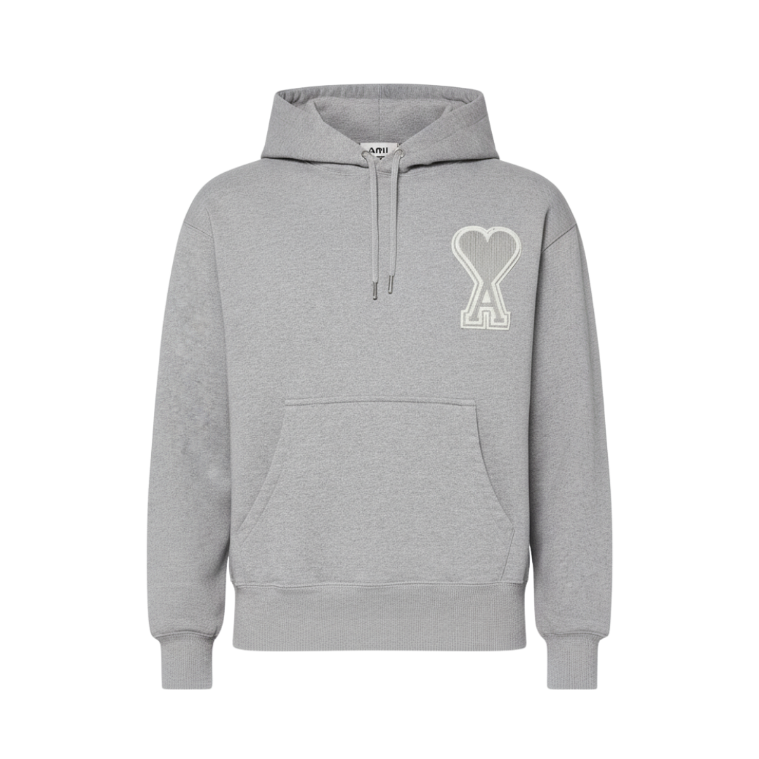 Ami de Coeur Cotton Hoodie (Grey)