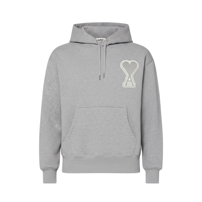 Ami de Coeur Cotton Hoodie (Grey)