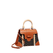 Saïgon Structuré PM Bag (Black & Tan)