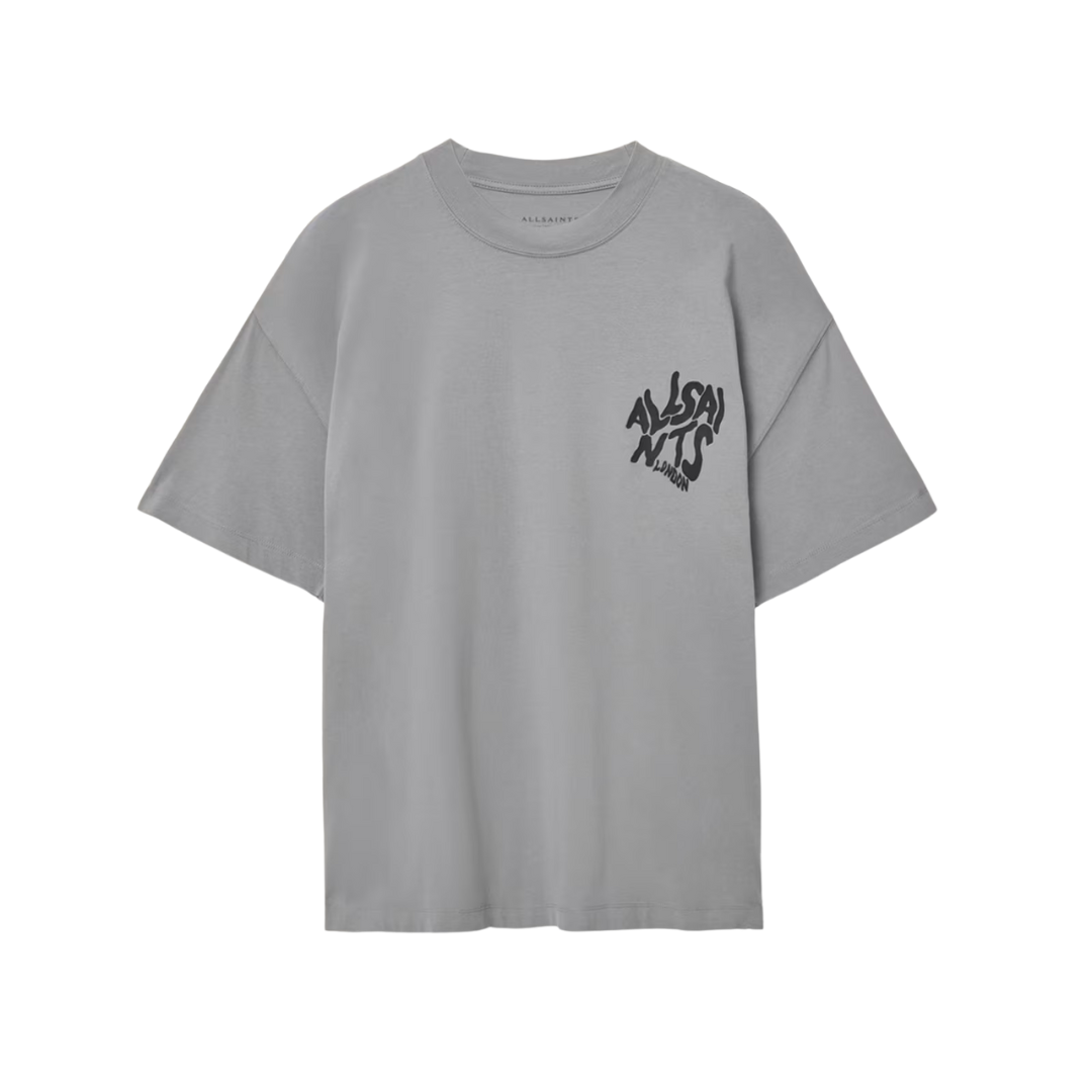 Orlando Logo Print Oversized T-Shirt (March Grey)