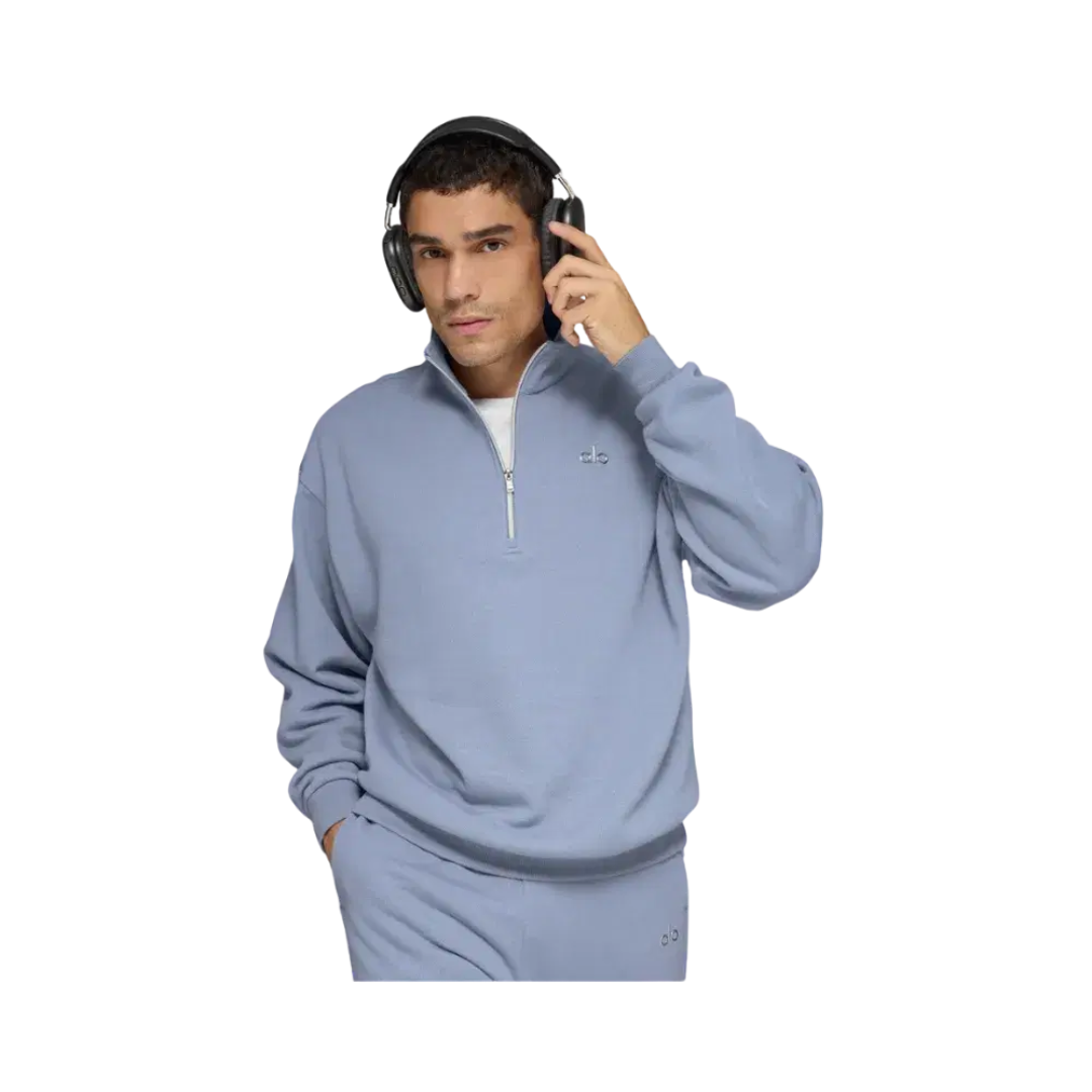 Alo Accolade 1/4 Zip Pullover Winter Frost