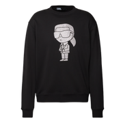 Karl Lagerfeld Sweatshirt mit Motiv-Print in black