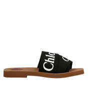 Chloe Black Woody Sandals
