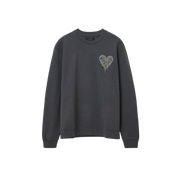 TRIP CREW - Sweatshirt - washed black