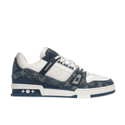 Louis Vuitton LV Trainer Monogram Denim White Blue