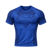YoungLA x Superman Compression Tees Blue