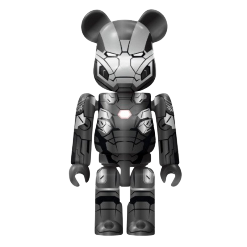 Bearbrick Happy Marvel Ichibankuji 2021 War Machine 100%