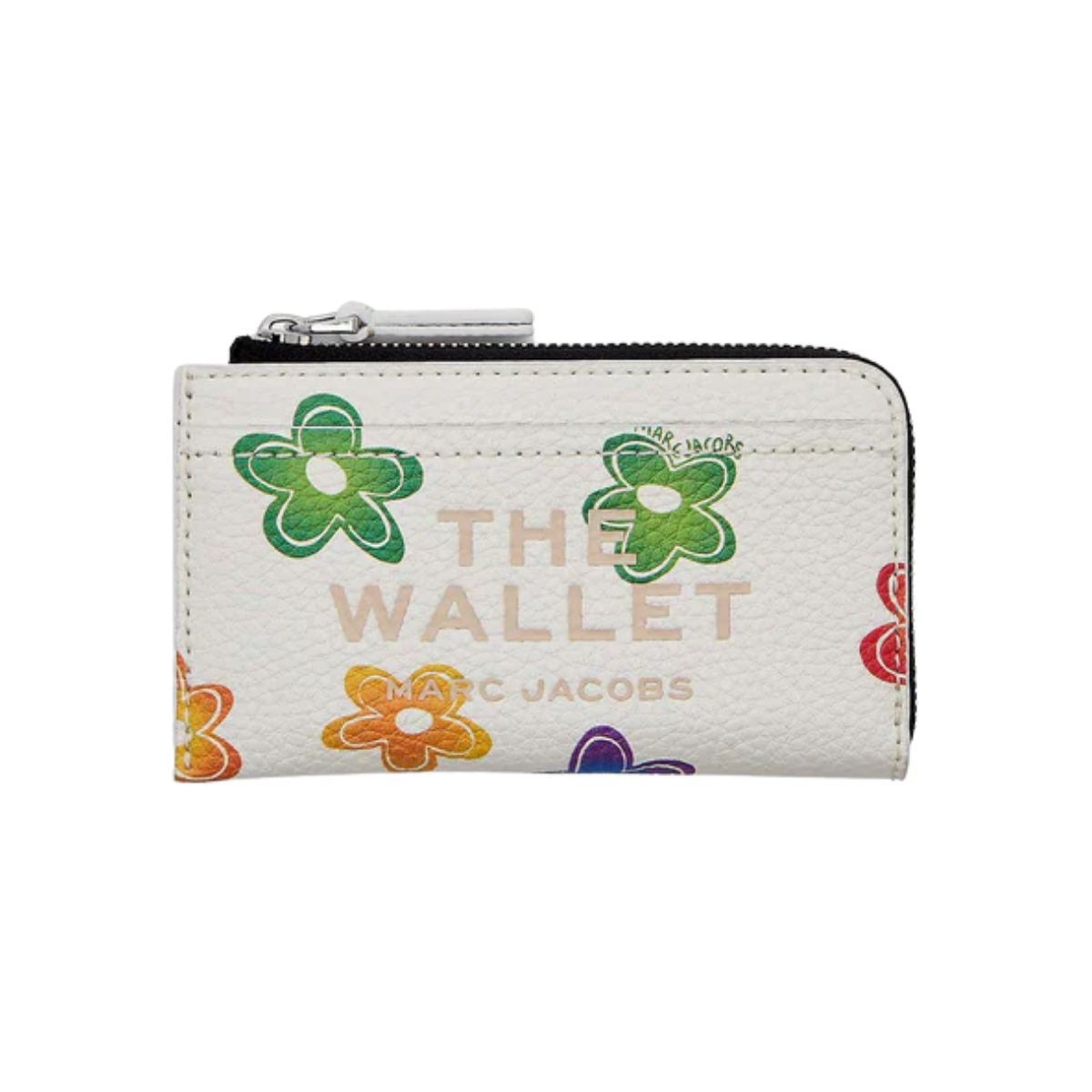 Marc Jacobs Marc Jacobs The Wild Daisy Top Zip Multi Wallet White Multi White Multi