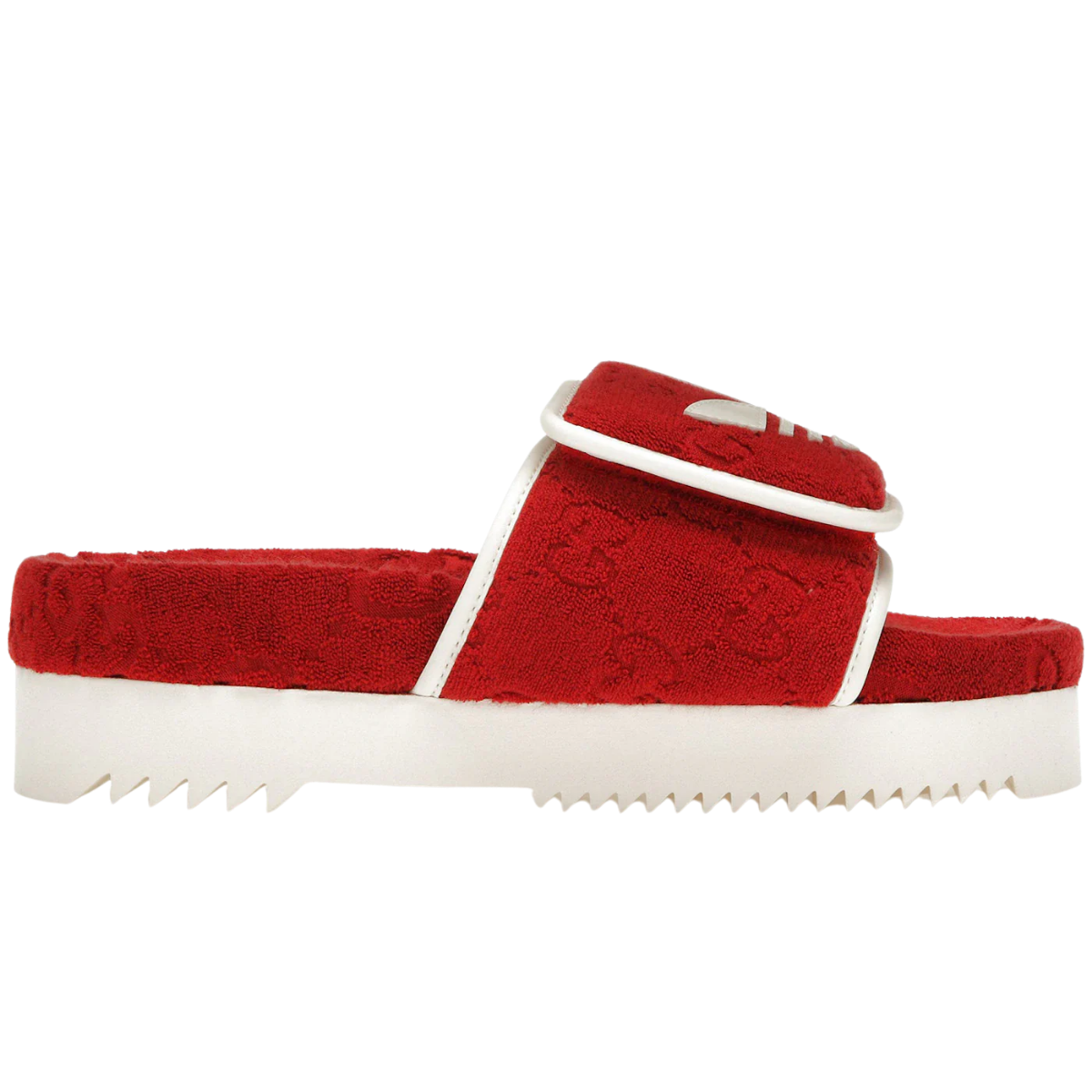 Adidas x Gucci Monogram Slide Red