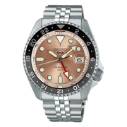 Seiko GMT SSK043K1 Salmon Dial Asia Limited Edition Automatic Watch for Men