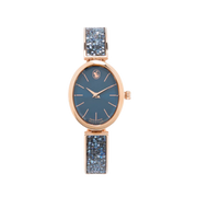 Crystal Rock oval watch