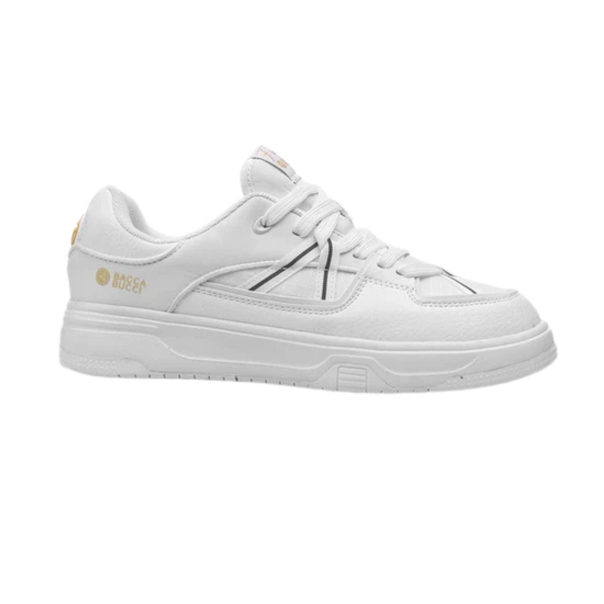 Bacca Bucci Founder Edition LEGACY WHITE Low-Top Men's Sneakers (Only 99 Pairs)