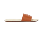 Varsicool leather slides (Coconut)