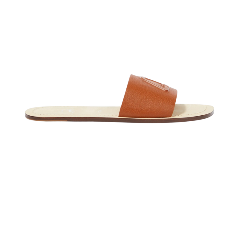 Varsicool leather slides (Coconut)