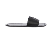 Varsicool leather slides (Black)