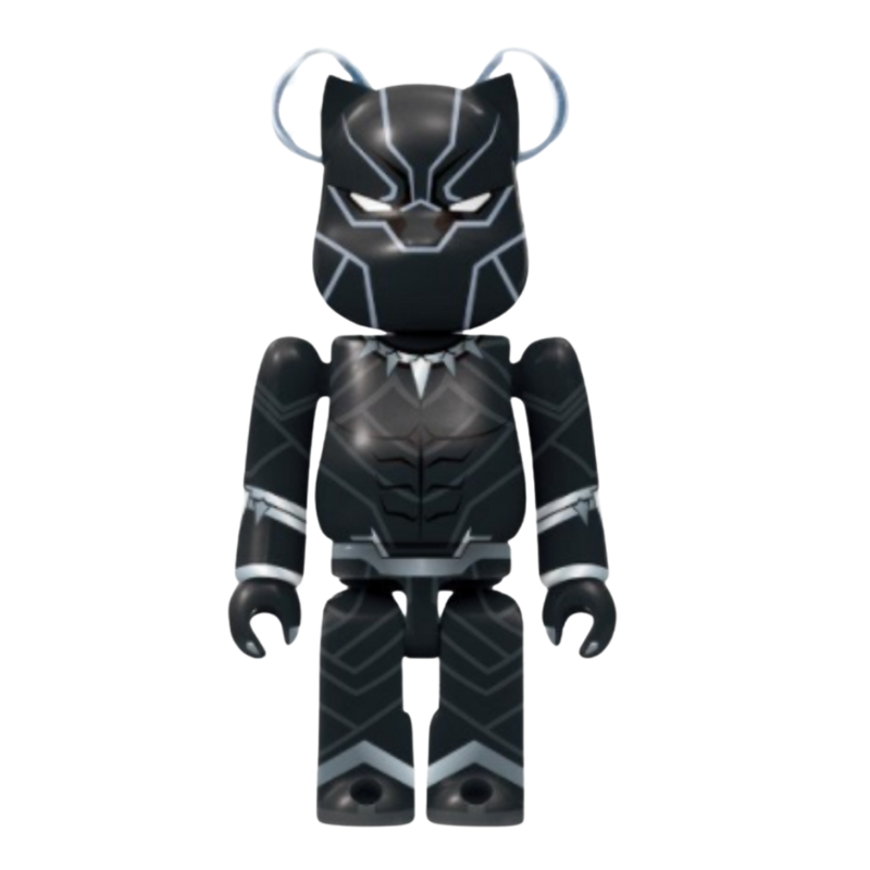 Bearbrick Happy Marvel Ichibankuji 2021 Black Panther 100%