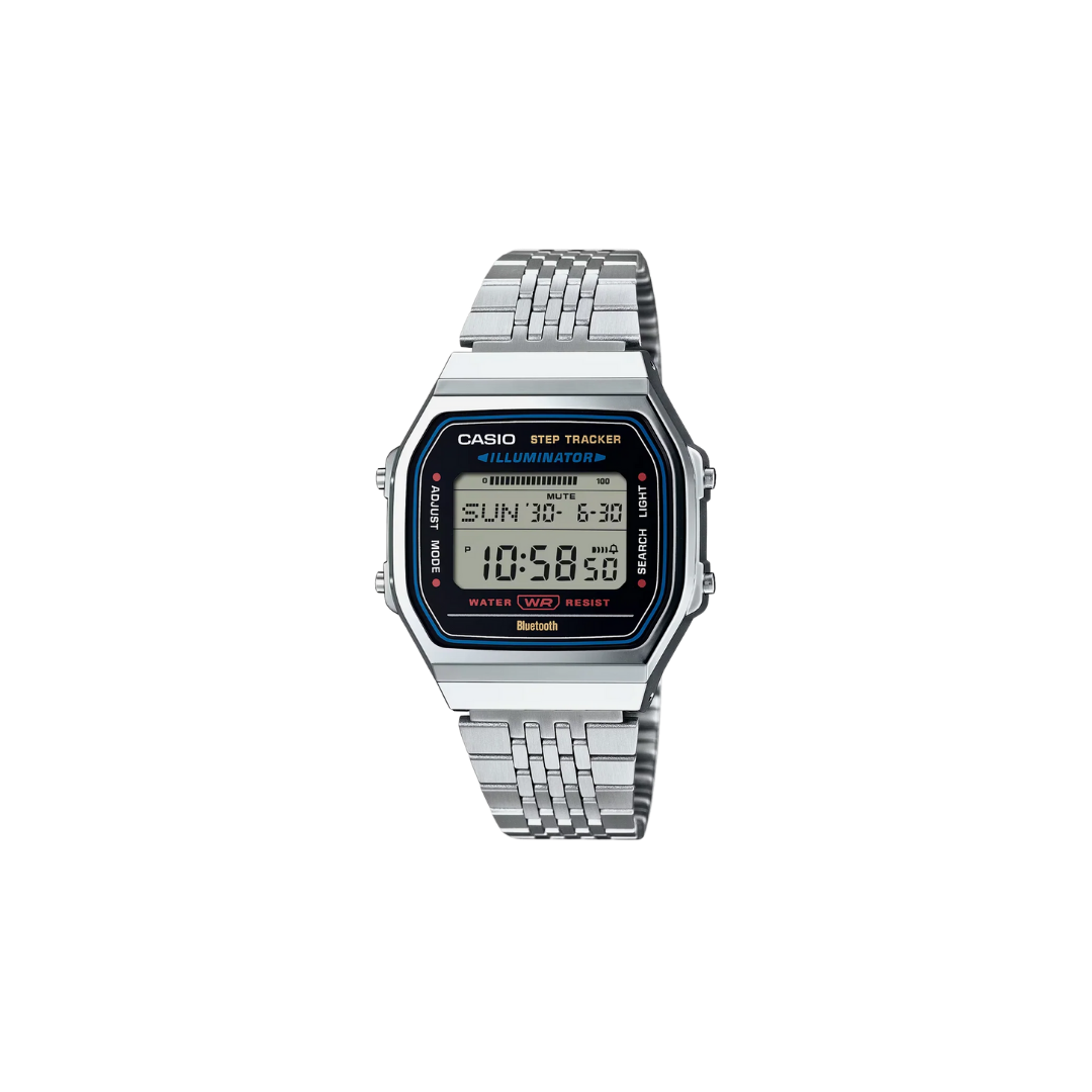 Casio Vintage ABL-100WE-1ADF Bluetooth Black Dial Digital Watch Retro Style with Modern Smart Features