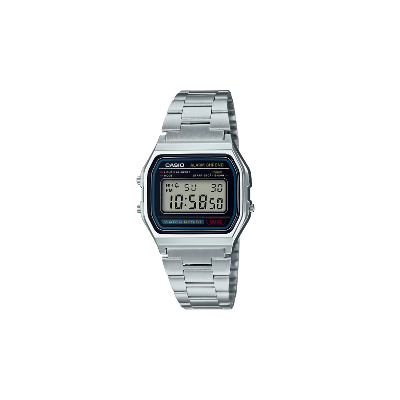 Casio Vintage Silver A158WA-1 Digital Unisex Watch