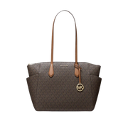 Michael Kors Marilyn Medium Signature Logo Tote Bag Brown