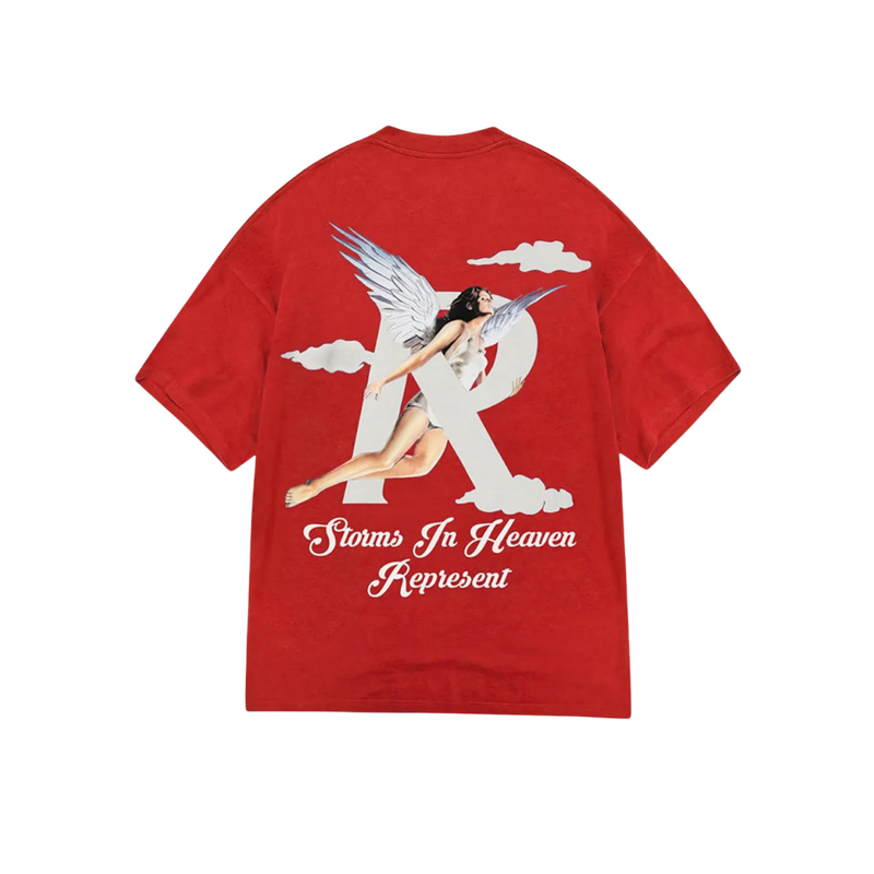 Represent Storms In Heaven T-Shirt Burnt Red