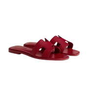 Hermes Oran sandal rose framboise