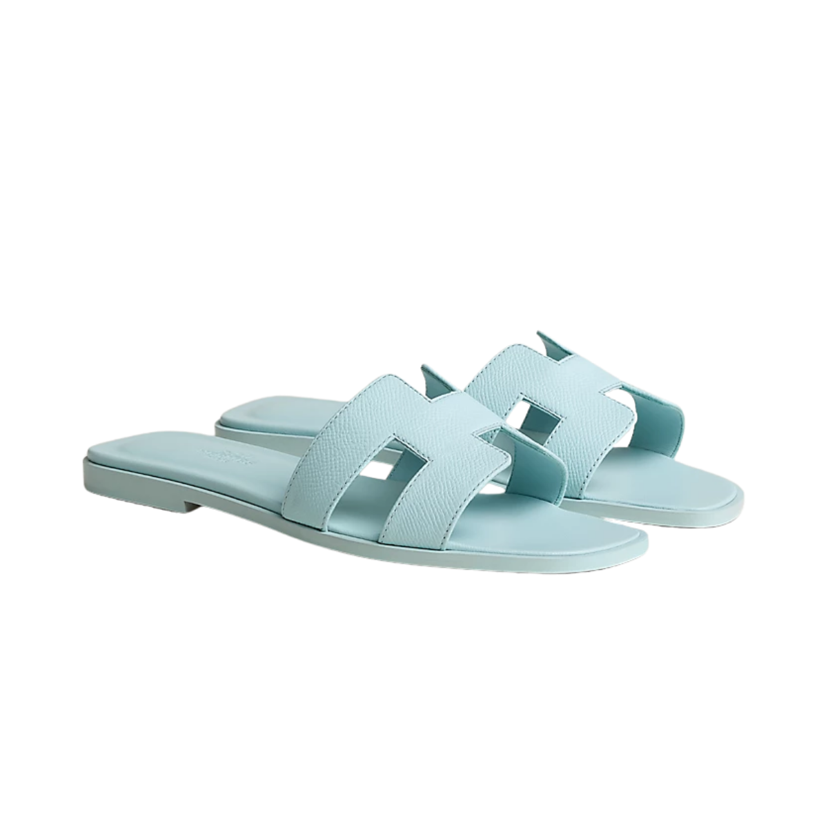 Hermes Oran sandal bleu brume