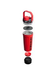 The Vitalize Shaker Bottle 20 OZ Chili Black