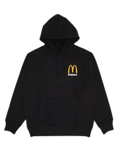 Palace x McDonald's Logo Hoodie Black
