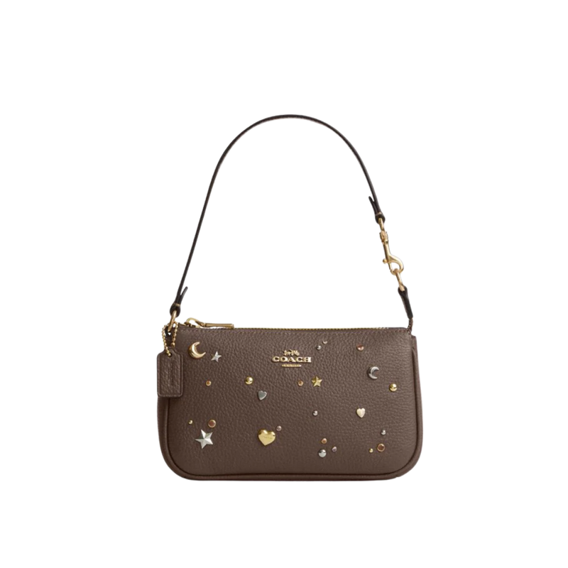 Coach Nolita 19 With Rivets Gold Dark Stone Multi