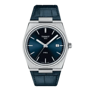 Tissot PRX Quartz Blue Dial Analog Leather Watch