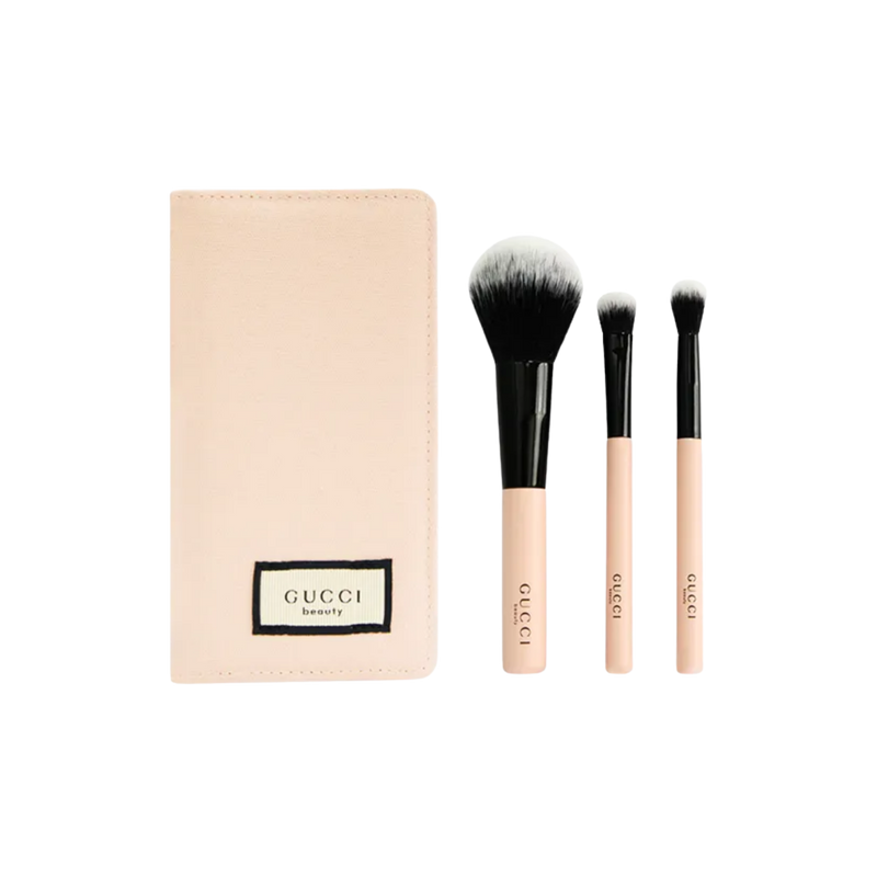 GUCCI Makeup Pink Makeup Brushes, 3 pcs