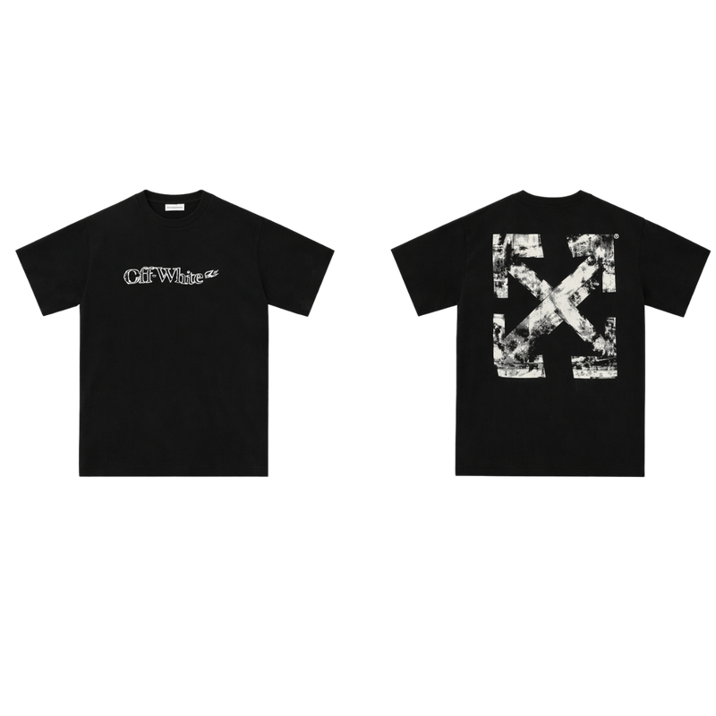 Off-White Paint Arrow Skate T-shirt  black
