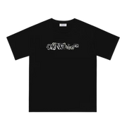 Off-White Black Cotton Crewneck T-Shirt