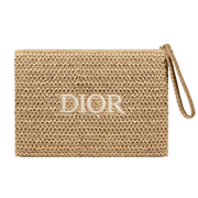 Dior Raffia Clutch