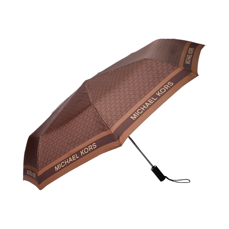 Michael Kors Logo Umbrella Brown