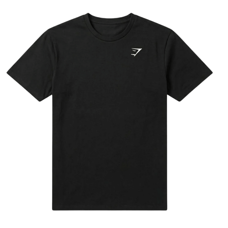Gymshark Crest T-Shirt Black Regular Fit