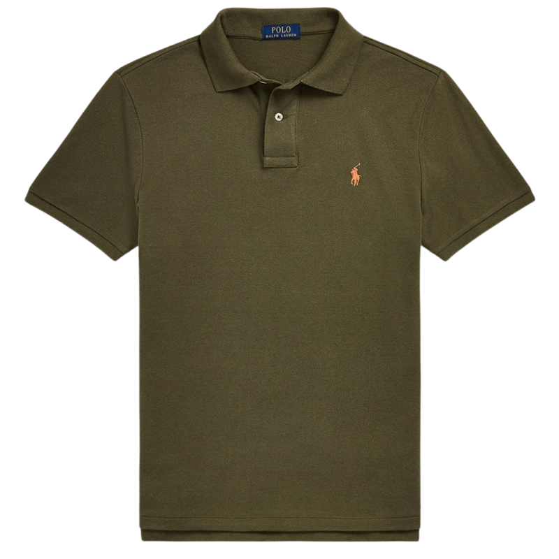 Polo Ralph Lauren Embroidered Logo Cotton Slim Fit Polo T-shirt
