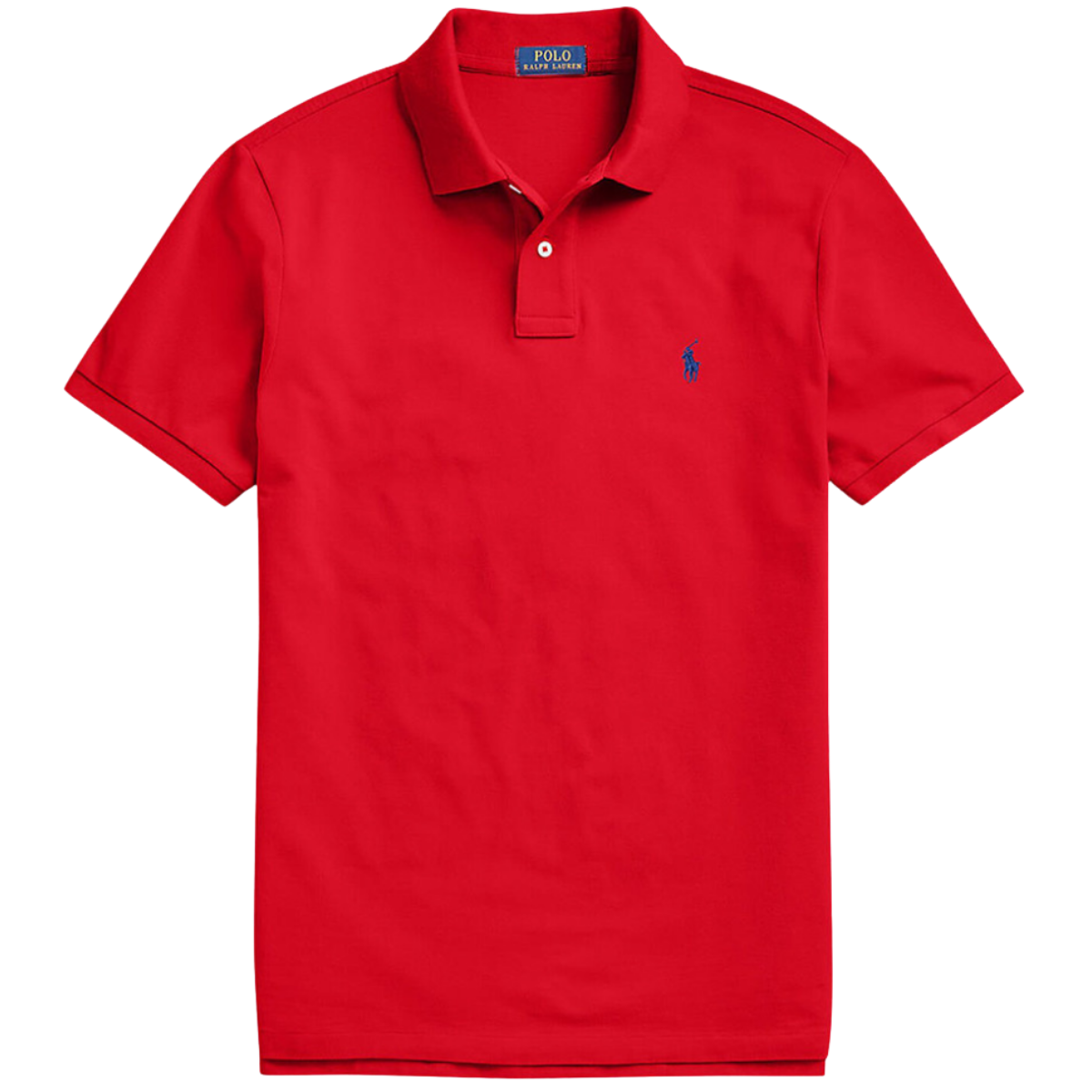 Polo Ralph Lauren Men Red Solid Cotton T-shirt