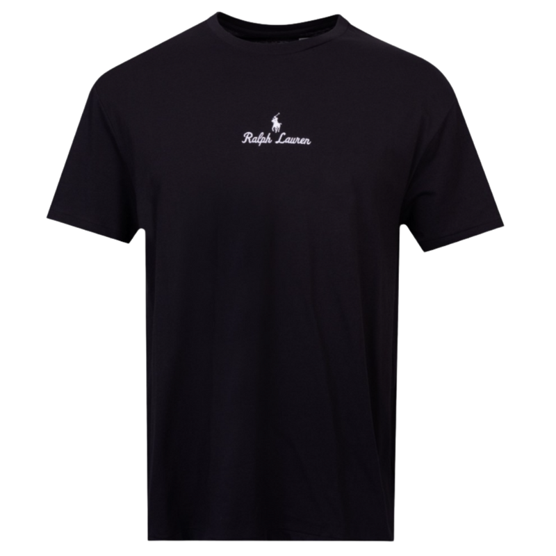 Polo Ralph Lauren Mens Classic Fit Stitch Logo Black T Shirt