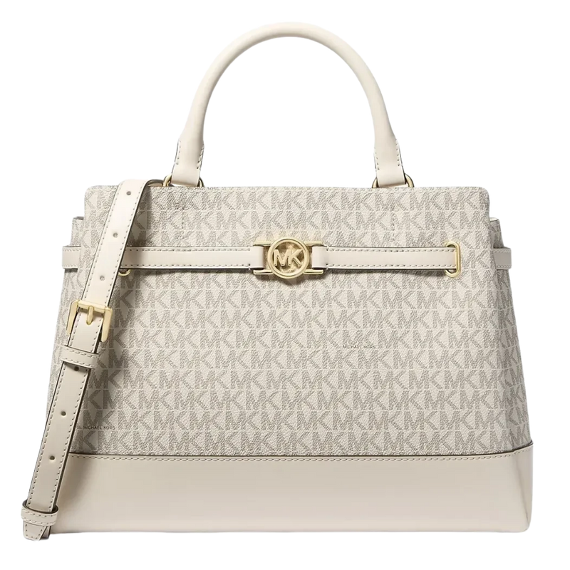 Michael Kors Reed Large Signature Logo Satchel Lt Crm Multi