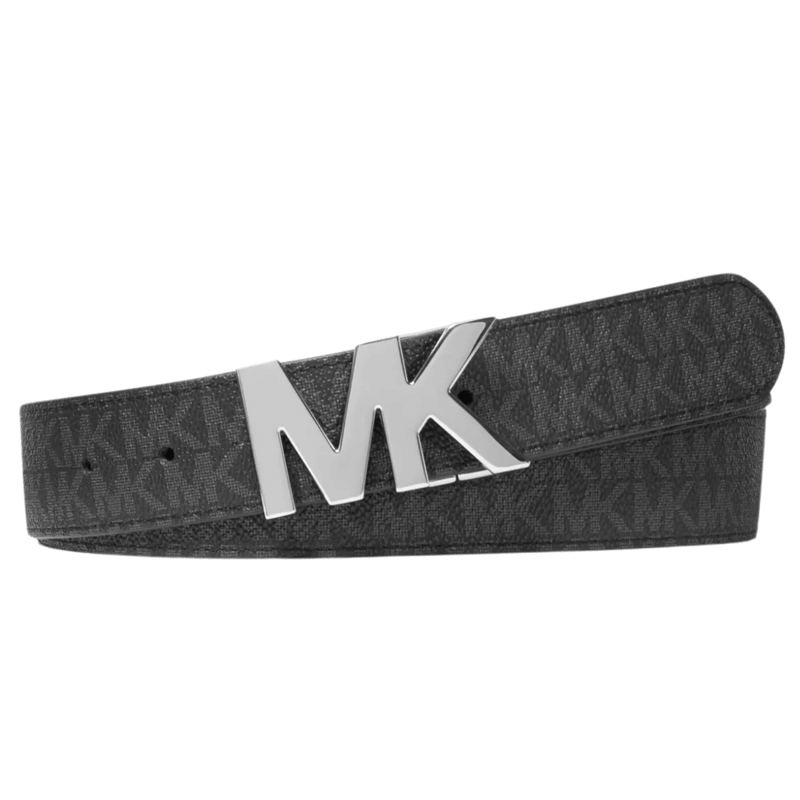 Michael Kors Mens Reversible Logo Buckle Black Belt