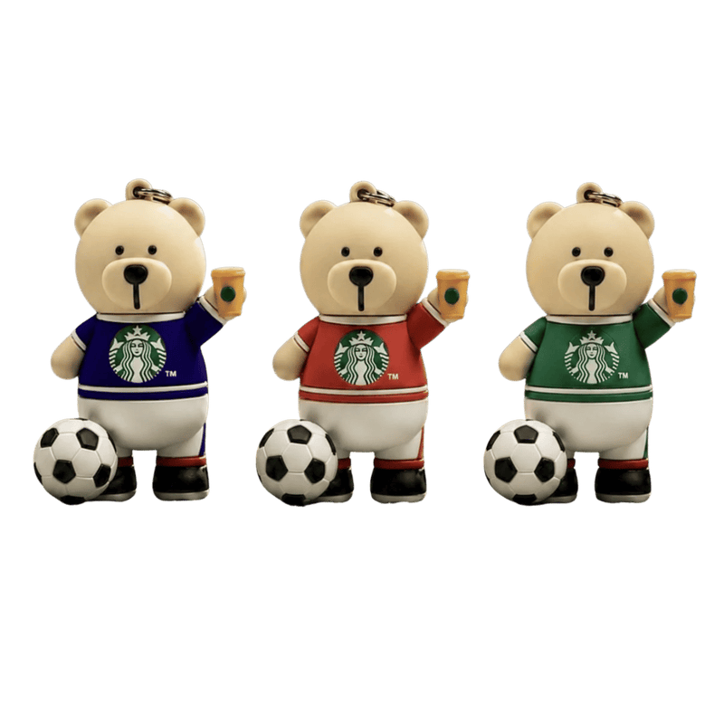 Starbucks Bearista World Cup Themed Keychains