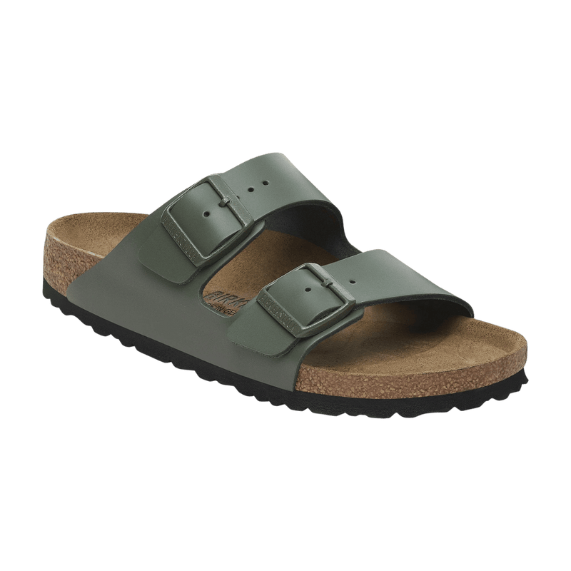 Birkenstock Arizona Core Natural Leather Thyme Sandals Green / Thyme
