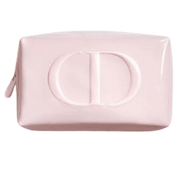 Dior Pink Pouch featuring soft pink color and prominent CD logo