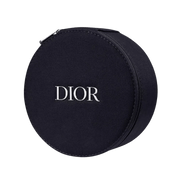 DIOR Beauty Vanity Case Round Makeup Bag With Mirror - Black