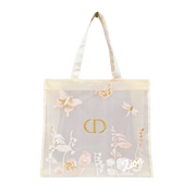 Dior Beauty Embroidered Butterflies and Dragonflies Tote Bag
