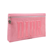 Christian Dior Vanity Pouch with Star Charm Pink